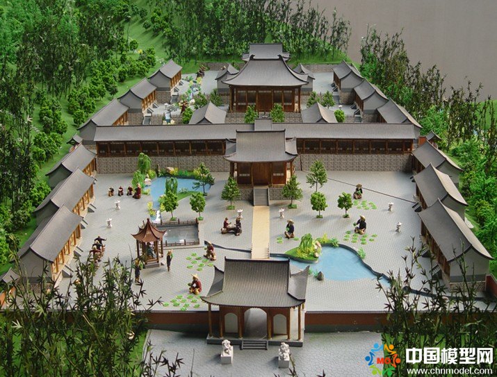 古建筑模型，古建沙盤(pán)模型