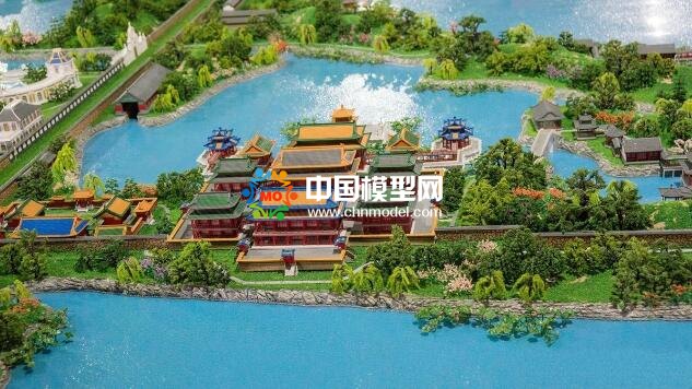 大型皇家園林沙盤(pán)模型重現(xiàn)圓明園昔日輝煌