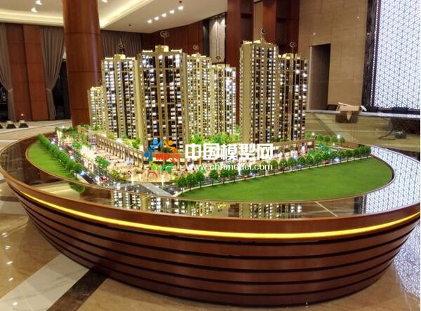 售樓部建筑沙盤模型有講究，要求高檔大氣吸睛