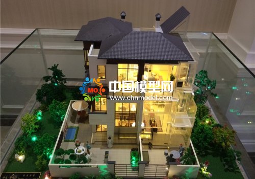 精工細制的別墅沙盤模型