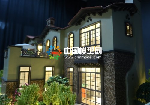 精工細制的別墅沙盤模型