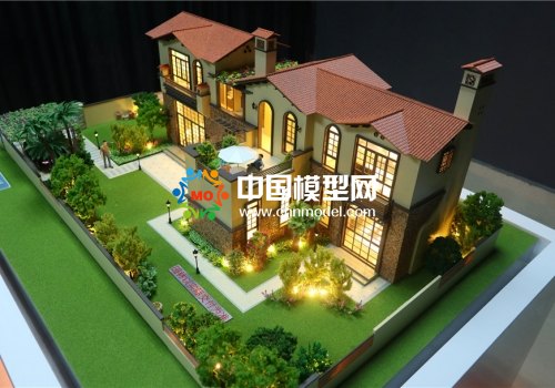 精工細制的別墅沙盤模型
