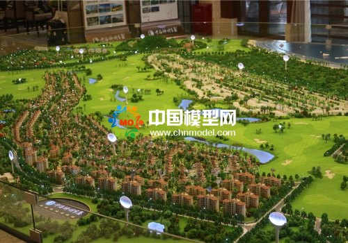精工細制的別墅沙盤模型