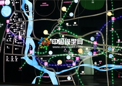 房地產(chǎn)區(qū)位壁掛沙盤模型