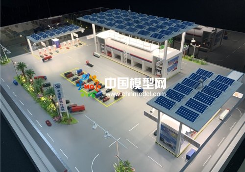 充氣站模型，充電站模型，能源站模型