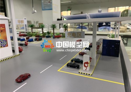 充氣站模型，充電站模型，能源站模型
