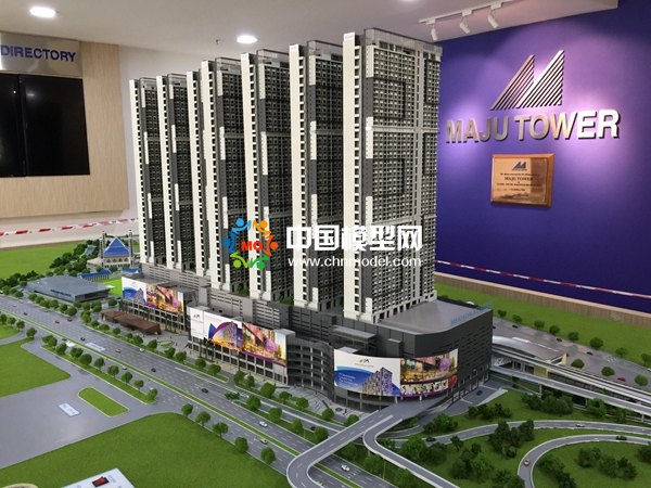 吉隆坡商業(yè)綜合體沙盤(pán)模型