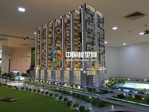 吉隆坡商業(yè)綜合體沙盤(pán)模型