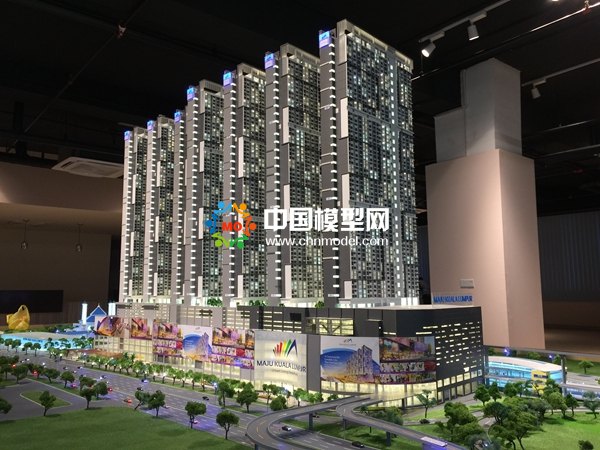 吉隆坡商業(yè)綜合體沙盤(pán)模型