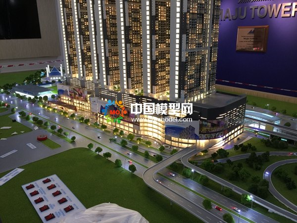 吉隆坡商業(yè)綜合體沙盤(pán)模型