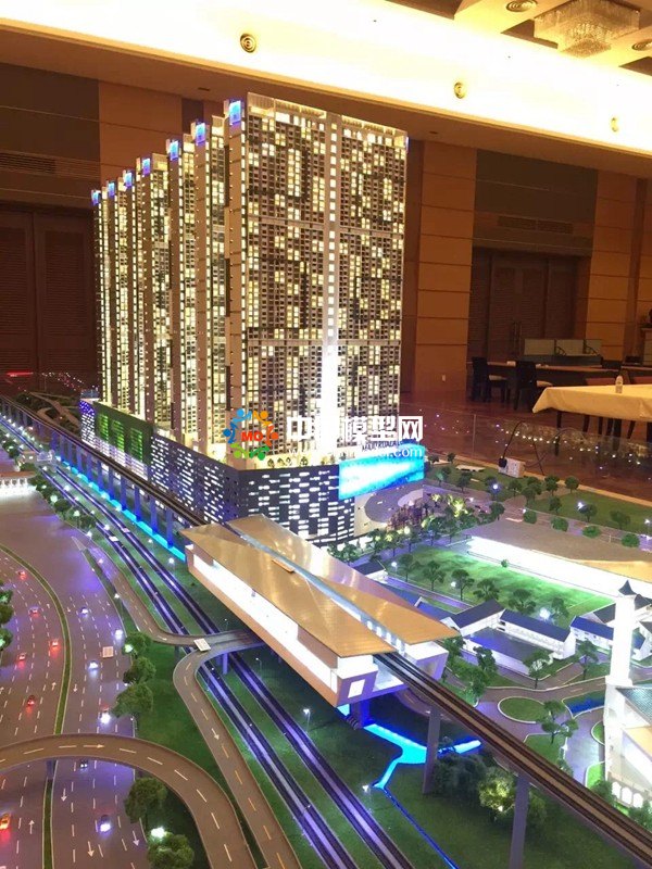 吉隆坡商業(yè)綜合體沙盤(pán)模型