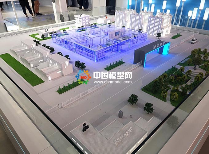 未來社區(qū)智慧生活沙盤模型