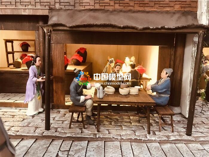 超逼真的場(chǎng)景微縮老街沙盤模型