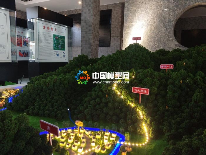 聯(lián)合搜救場(chǎng)景模擬沙盤模型