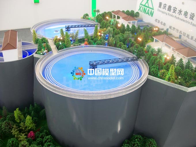城市污水回能發(fā)電沙盤(pán)模型