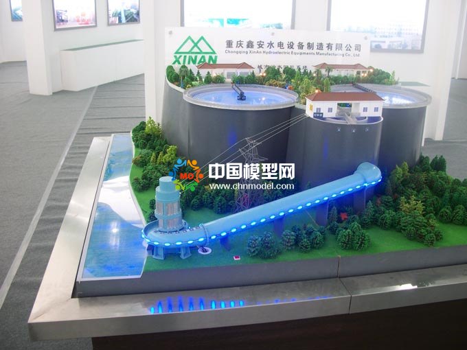 城市污水回能發(fā)電沙盤(pán)模型