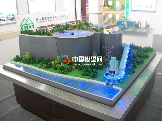 城市污水回能發(fā)電沙盤(pán)模型