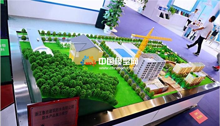 建筑防水工程材料展示沙盤模型