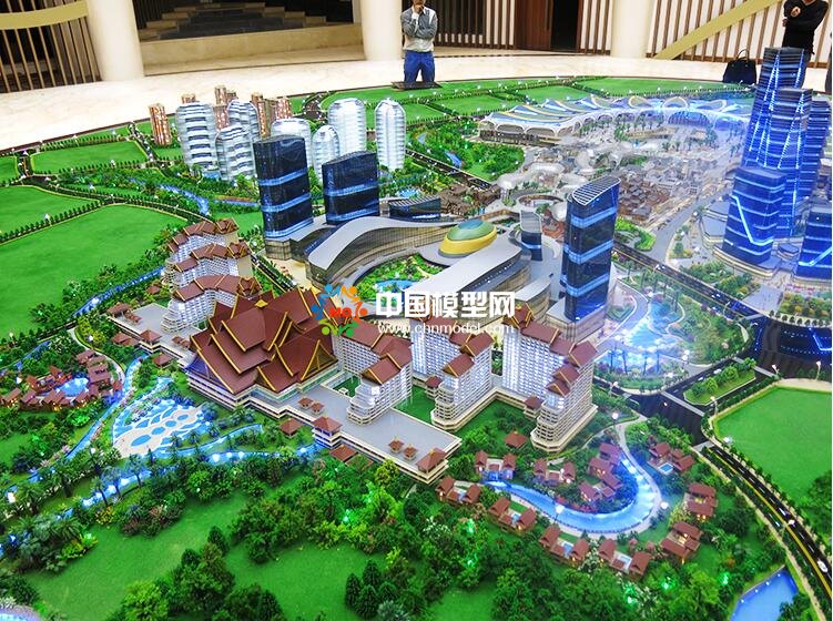 滇池國(guó)際會(huì)展公園沙盤模型