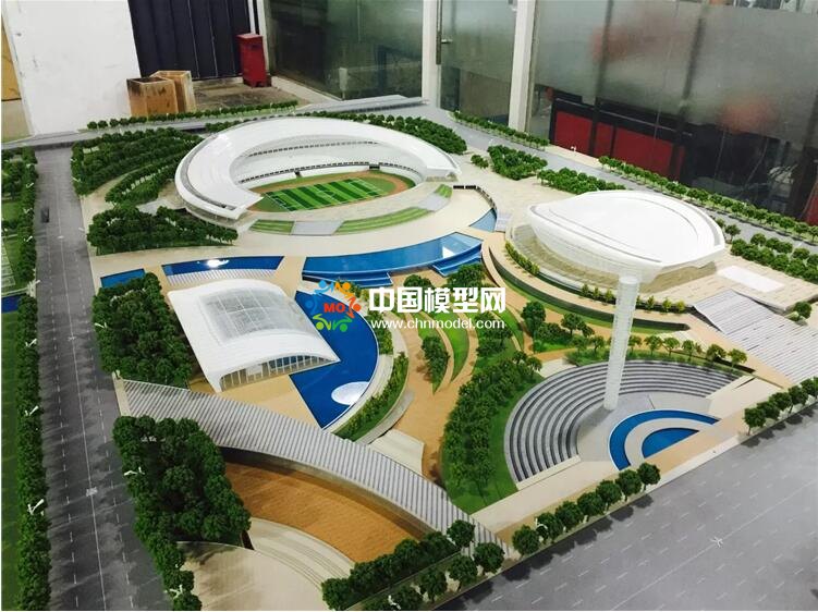 體育館模型，體育場沙盤