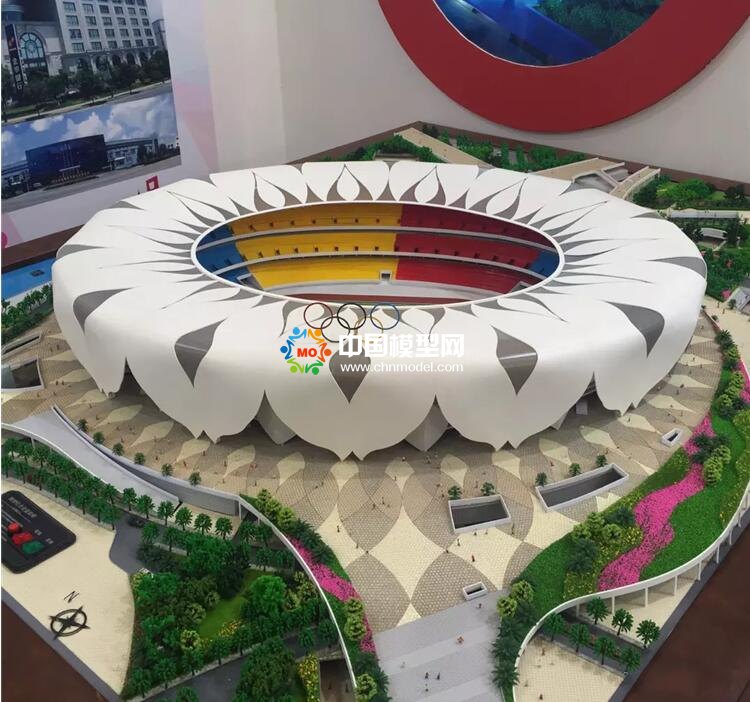 體育館模型，體育場沙盤