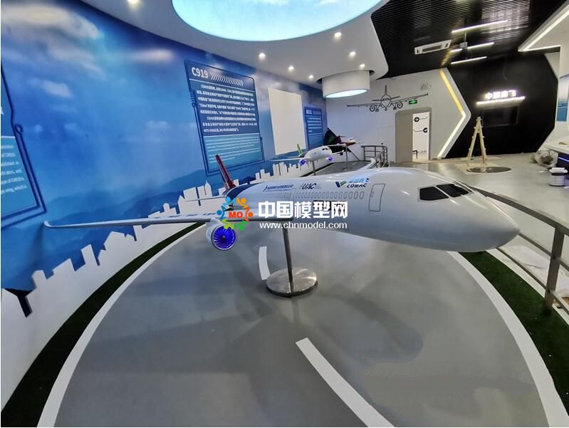 中國自主飛機模型展示：C919，ARJ21，CR929，AG600