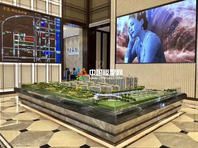 高檔樓盤模型底座，售樓部沙盤展臺(tái)（收藏）