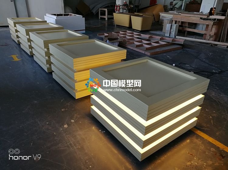 高檔樓盤模型底座，售樓部沙盤展臺(tái)（收藏）