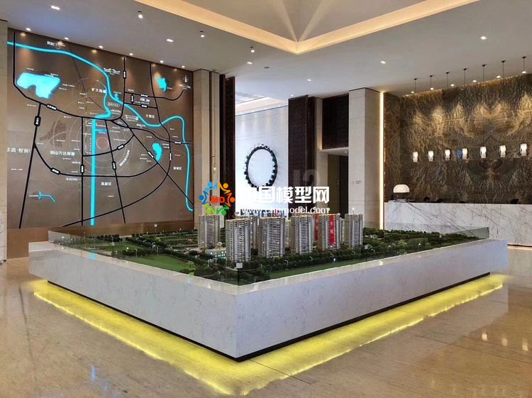 高檔樓盤模型底座，售樓部沙盤展臺(tái)（收藏）