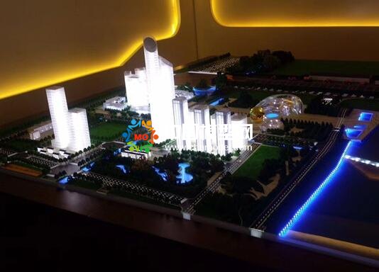 科技園區(qū)沙盤模型精工細制為招商做準備