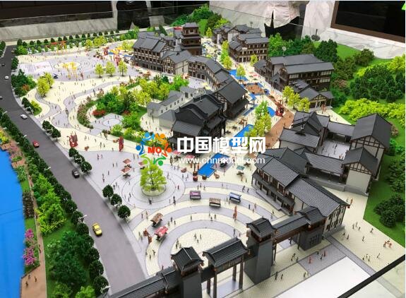 風(fēng)情古鎮(zhèn)沙盤模型