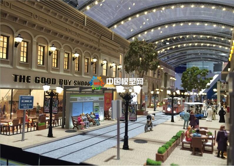 時代廣場售樓部模型