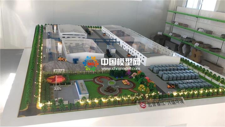 破碎生產(chǎn)線模型，石料生產(chǎn)線模型