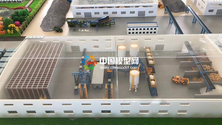破碎生產(chǎn)線模型，石料生產(chǎn)線模型
