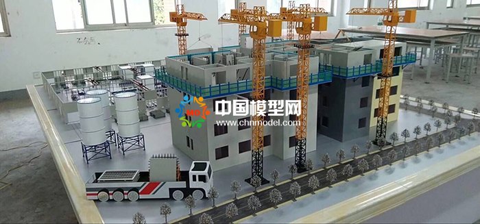 剪刀墻結(jié)構(gòu)吊裝模型，PC構(gòu)建生產(chǎn)線模型  