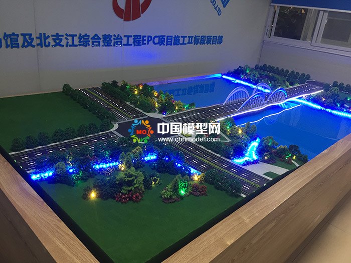 橋梁沙盤模型