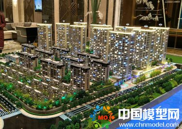 售樓部沙盤(pán)中模型燈光不可或缺增加現(xiàn)場(chǎng)氛圍