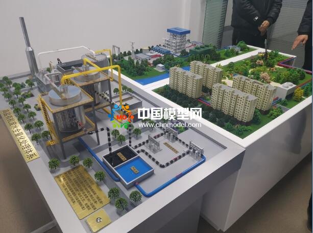 高鹽廢水處理沙盤模型