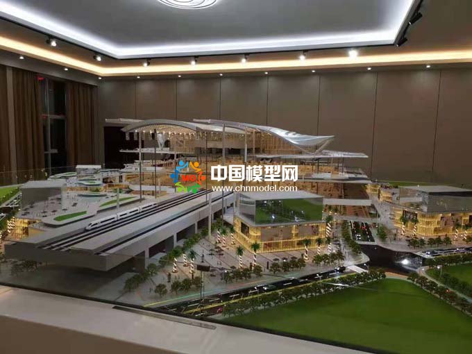 虎門(mén)高鐵站沙盤(pán)模型