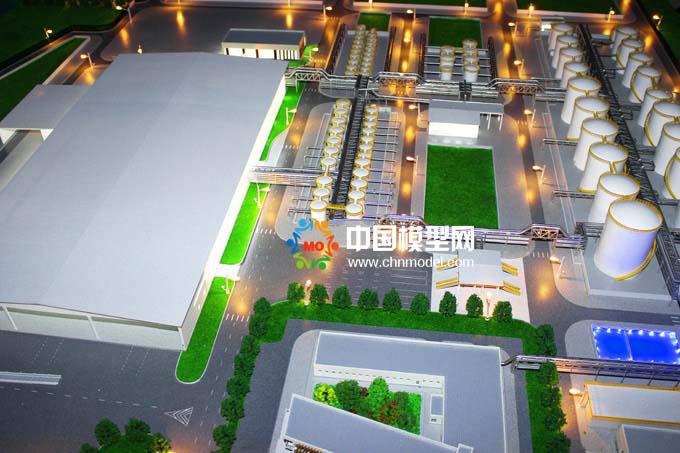 潤(rùn)滑油工廠(chǎng)沙盤(pán)模