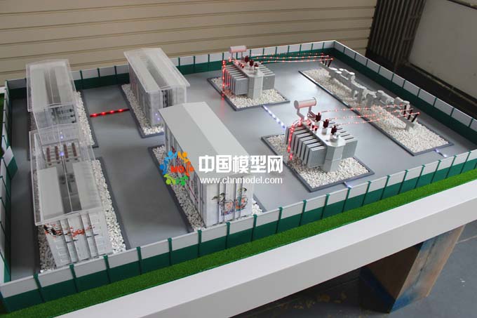 模塊化變電站模型，箱式變電站模型