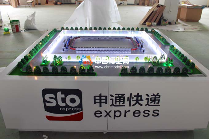 快遞物流沙盤，智能分揀模型