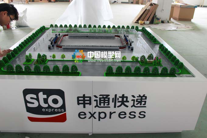 快遞物流沙盤，智能分揀模型