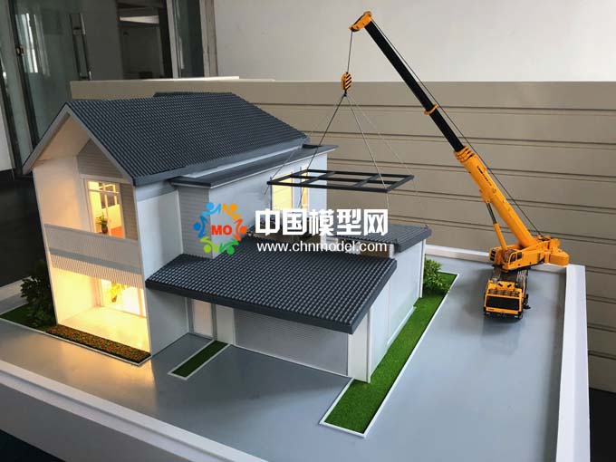 建筑裝配式別墅模型