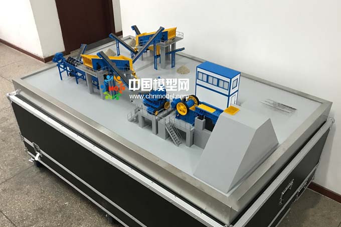 砂石生產(chǎn)線模型，碎石生產(chǎn)線模型