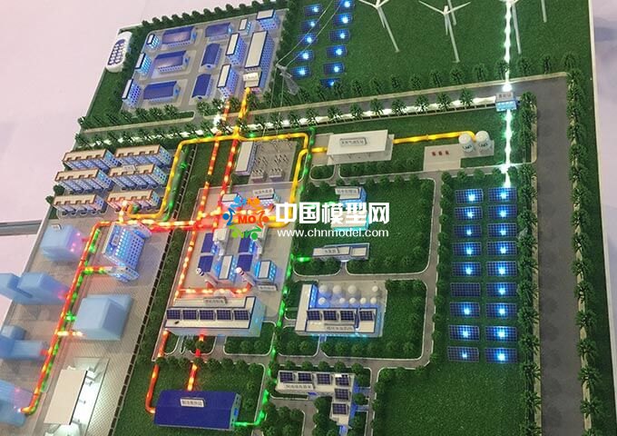 天然氣分布式能源沙盤模型