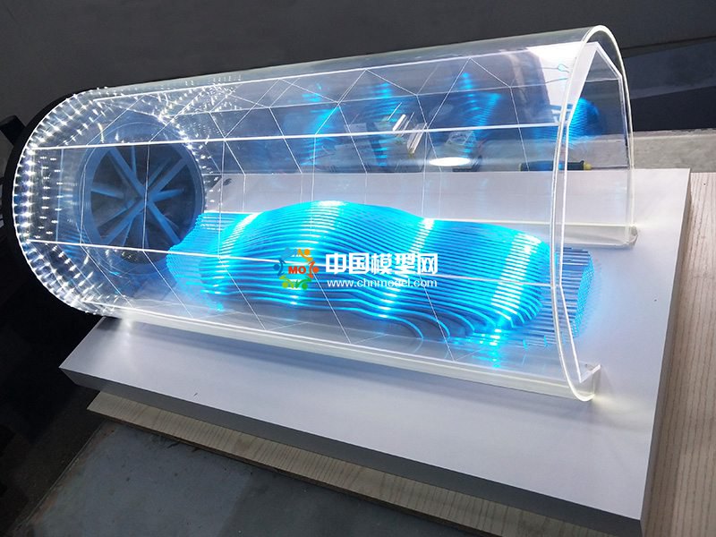 汽車風(fēng)洞測試實(shí)驗(yàn)?zāi)Ｐ? align=