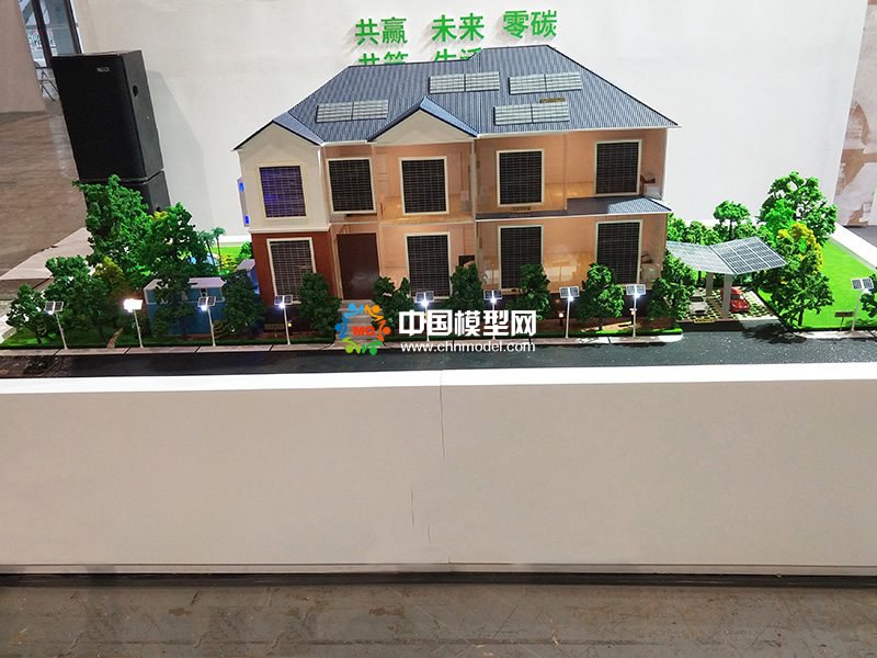 碳中和碳達峰沙盤模型，零碳光伏模型