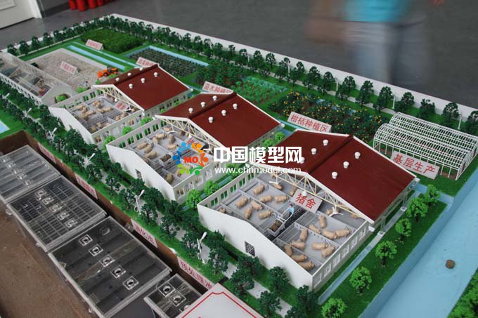 有機(jī)肥生產(chǎn)沙盤，生態(tài)循環(huán)污水處理沙盤模型