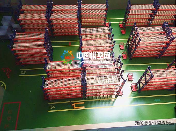 施耐德電氣倉(cāng)儲(chǔ)物流沙盤模型